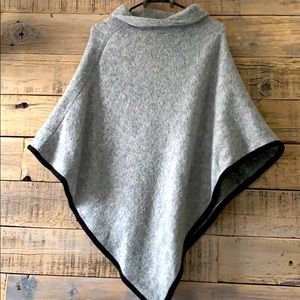 Guess Grey and Black Poncho